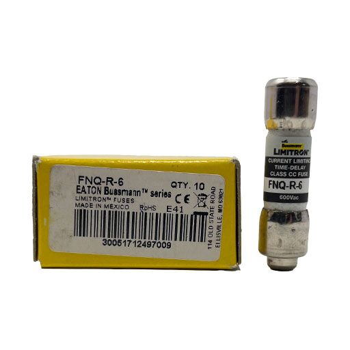 FNQ-R-6 - Bussmann - Fuse Class 'CC' 6 Amp 600 Volt - Image 2