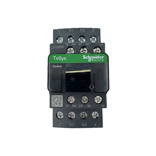 LC1D258F7 Front view with manufacturer's specifications in English