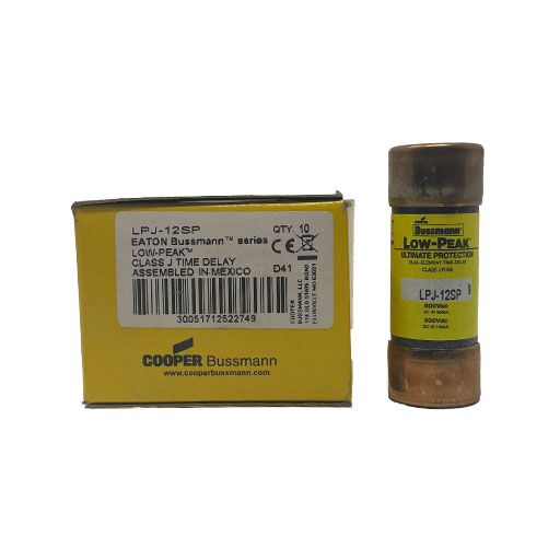 LPJ-12SP - Bussmann - Fuse Class 'J' 12 Amp 600 Volt - Image 2