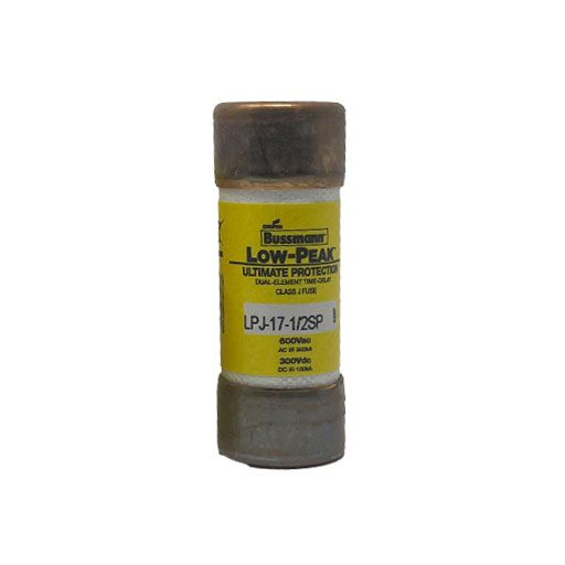LPJ17-1/2 Front view with manufacturer's label in English