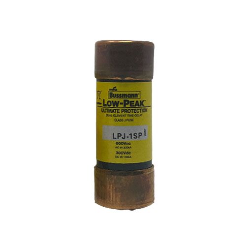 LPJ1SP Front view with manufacturer's label in English