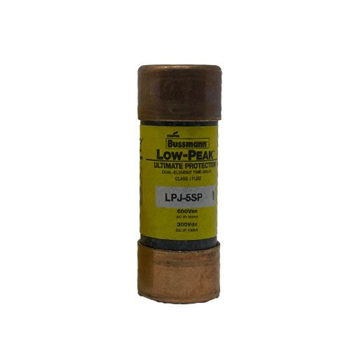 LPJ5SP Front view with manufacturer's label in English