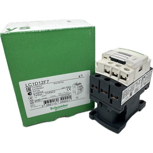 LC1D12F7 - Schneider Electric - Contactor 3NO-1NO/1NC 110V 12A - Image 3