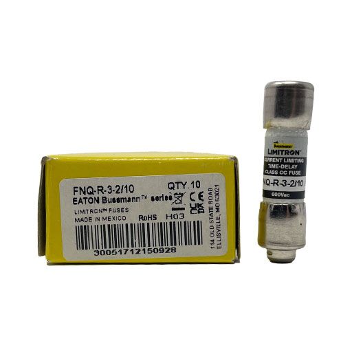 FNQ-R-3-2/10 - Bussmann - Fuse Class 'CC' 3-2/10 Amp 600 Volt - Image 2