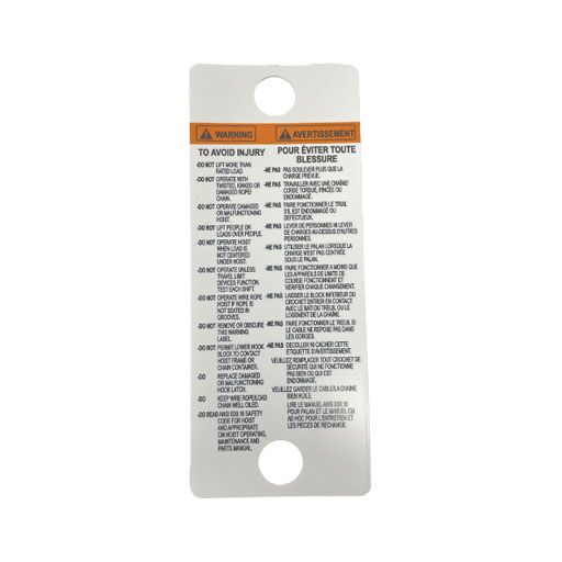 68209 Top view, manufacturer's specifications in English and Spanish