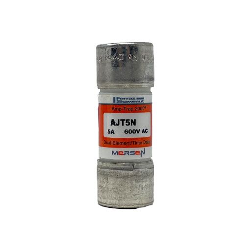 AJT5N Front view with manufacturer's label in English