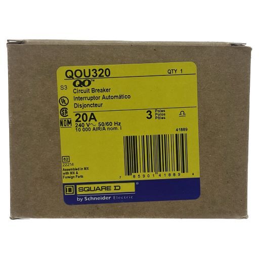 Front view of manufacturer box, label indicating part number and specifications in English.