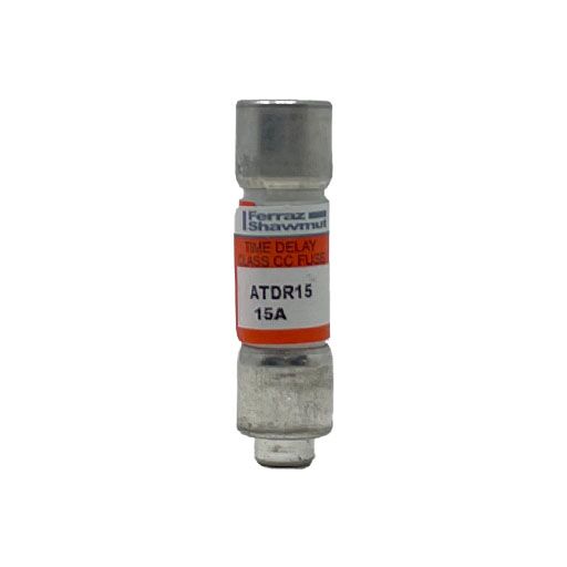 ATDR15 Front view with manufacturer's label in English