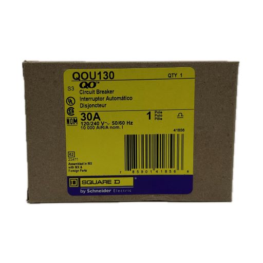 Front view of manufacturer box, label indicating part number and specifications in English.