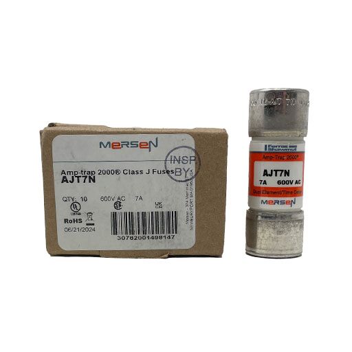 AJT7N - Mersen - Fuse Class 'J' 7 Amp 600 Volt - Image 2