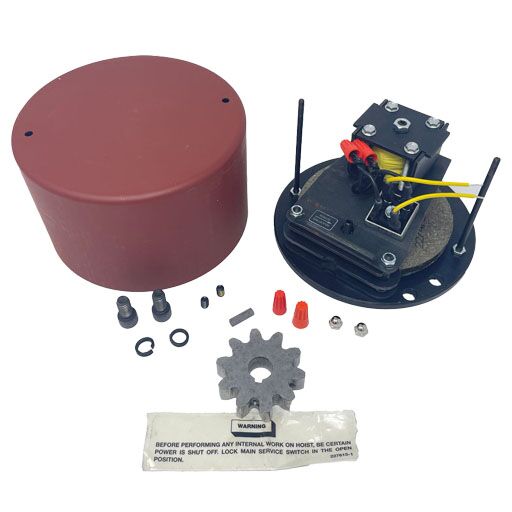 443209-02 Front view, manufacturers warning label in English