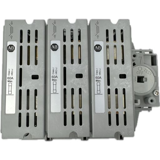 Front view of part with manufacturer logo, amperage and part specifications in English.