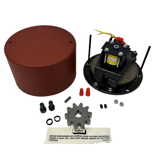 443209-04 Front view, manufacturers warning label in English