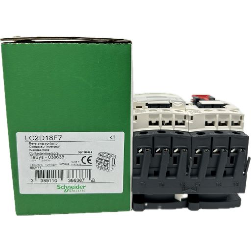 LC2D18F7 Front View next to box