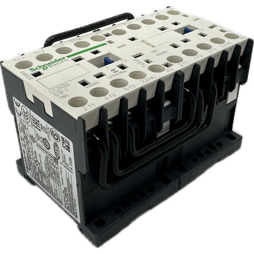 side view of contactor with manufacturer part specification in english