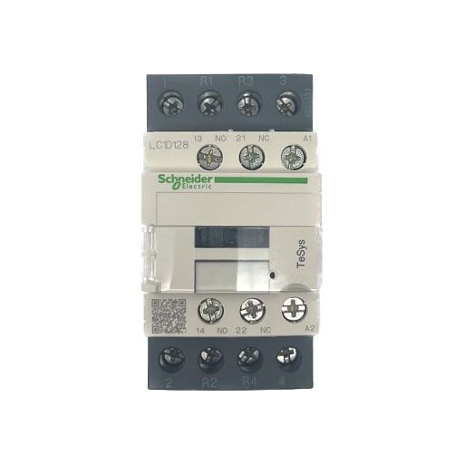 LC1D128B7 Front view with manufacturer's specifications in English