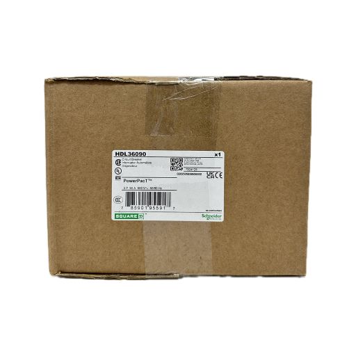 HDL36090 box with manufacturers label in English