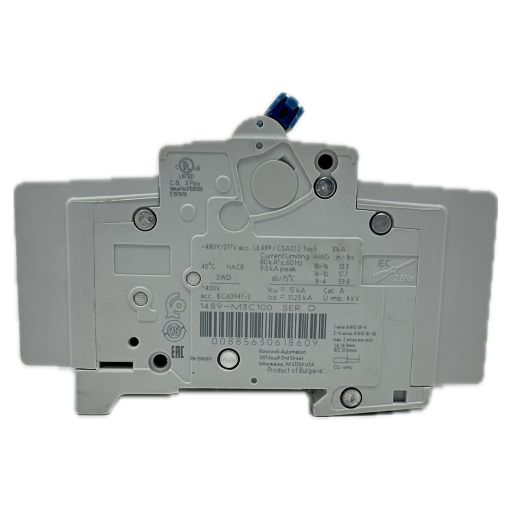 Circuit breaker 1489-M3C100, side view