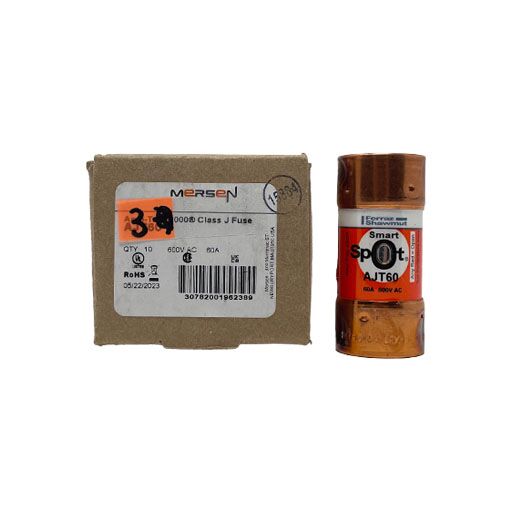 AJT60 - Mersen - Fuse Class 'J' 60 Amp 600 Volt - Image 2
