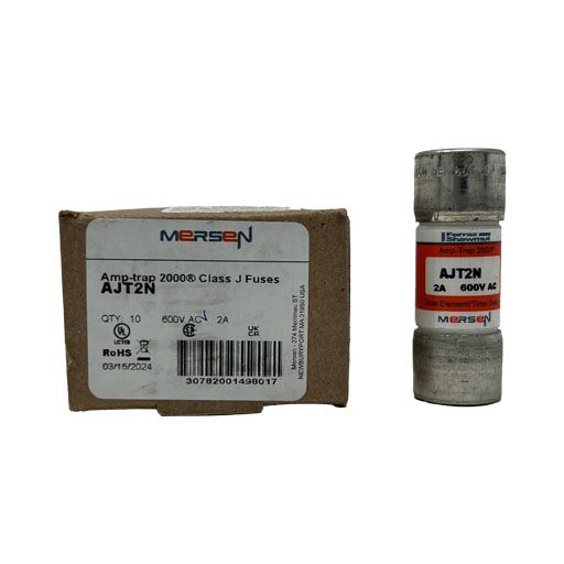 AJT2N fuse next to original manufacturer packaging