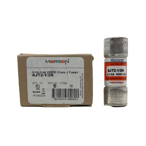 AJT2-1/2N - Mersen - Fuse Class 'J' 2-1/2 Amp 600 Volt - Image 2