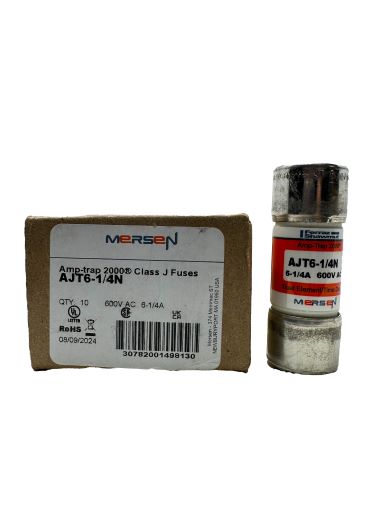 AJT6-1/4N - Mersen - Fuse Class 'J' 6-1/4 Amp 600 Volt - Image 2