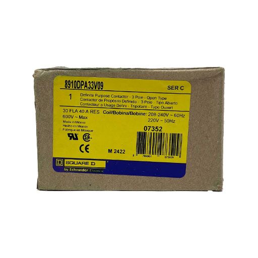 8910DPA33V09 Front view of package