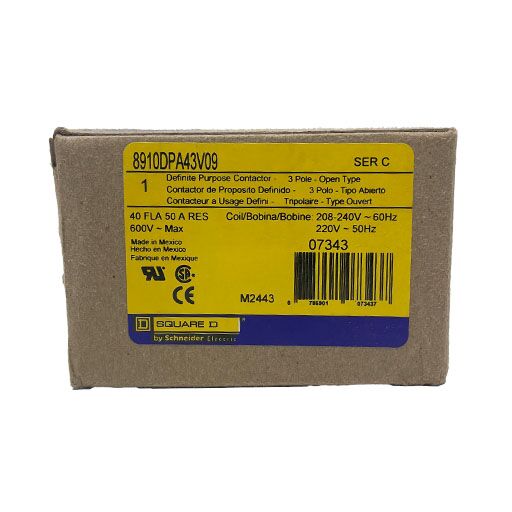 8910DPA43V09 Front view of package