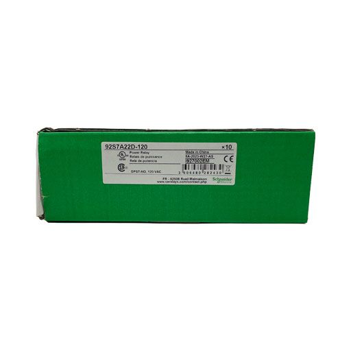 92S7A22D-120 - Schneider Electric - Relay DPST - NO 30A, 120VAC - Image 3