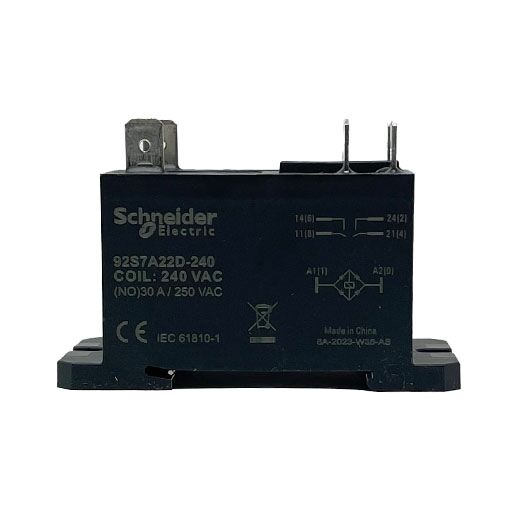 92S7A22D-240 Front view with manufacturer's specifications in English