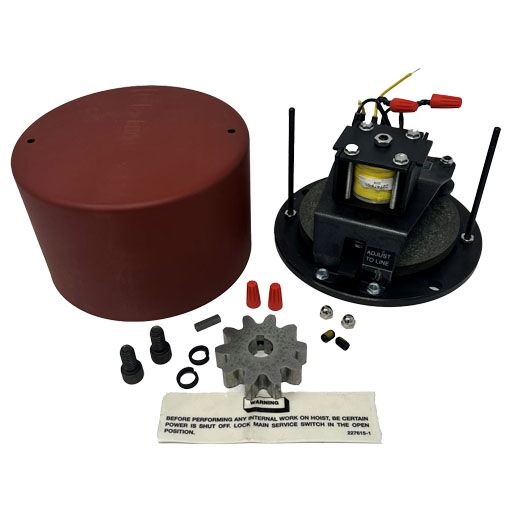 443209-01 Front view, manufacturers warning label in English