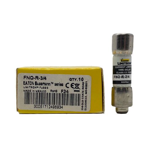 FNQ-R-3/4 - Bussmann - Fuse Class 'CC' 3/4 Amp 600 Volt - Image 2