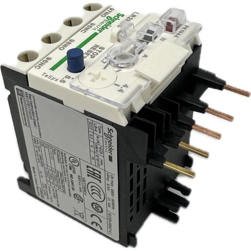 Side view of part with label and part specifications in English.