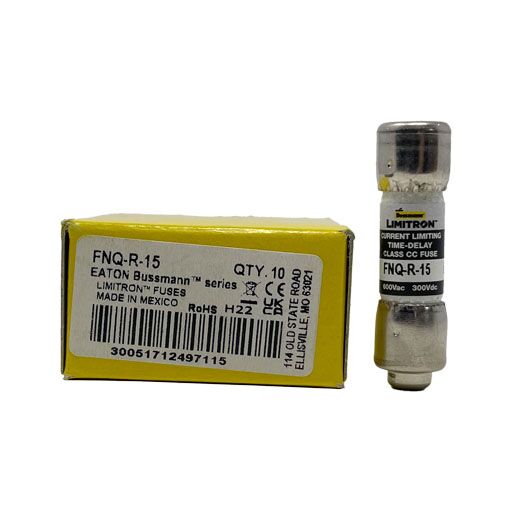 FNQ-R-15 - Bussmann - Fuse Class 'CC' 15 Amp 600 Volt - Image 2