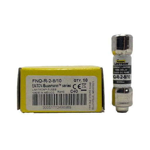 FNQ-R-2-8/10 Front view next to box