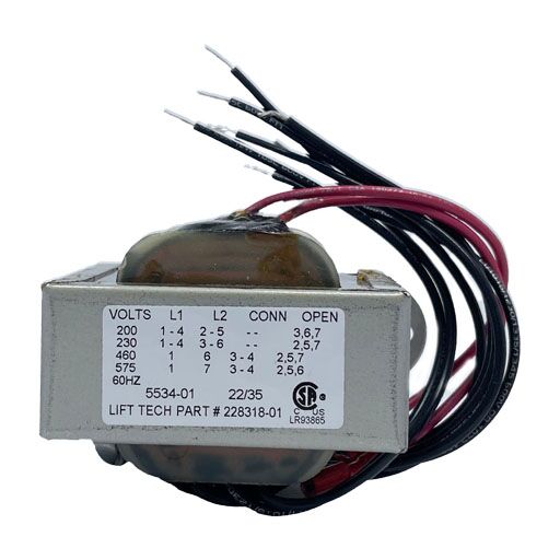 228318-01 Front view, manufacturers specifications in English