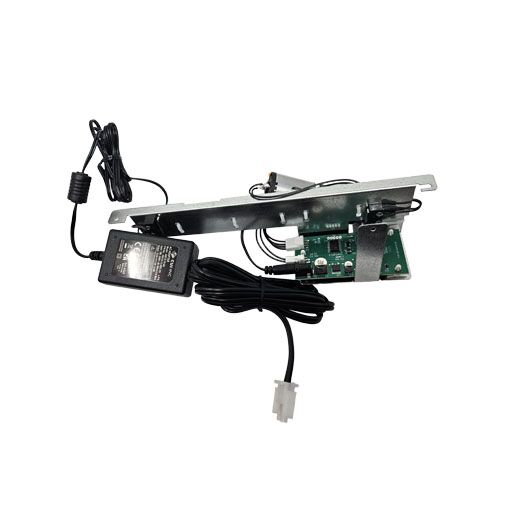 53660 Structural Concepts Clean Sweep Motor and Harness side view showing circuit board, power supply, bracket and motor.