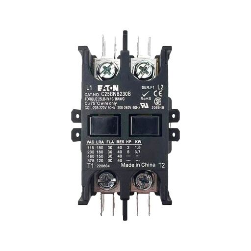 C25BNB230B Front view with manufacturer's specifications in English