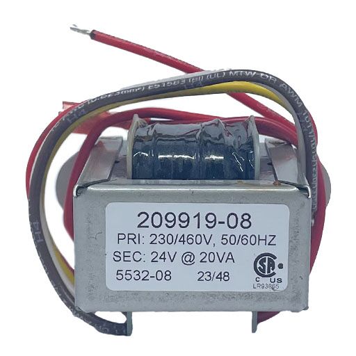 209919-08 Front view, manufacturers label in English