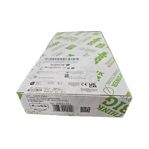 wago part #20021301, full box with manufacturers label in English