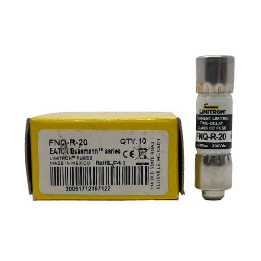 FNQ-R-20 - Bussmann - Fuse Class 'CC' 20 Amp 600 Volt - Image 2