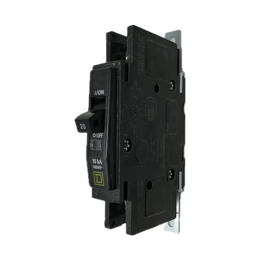QOU120 - Square D - UL489 Miniature Circuit Breaker, 1P, 20A, 120/240VAC - Image 2