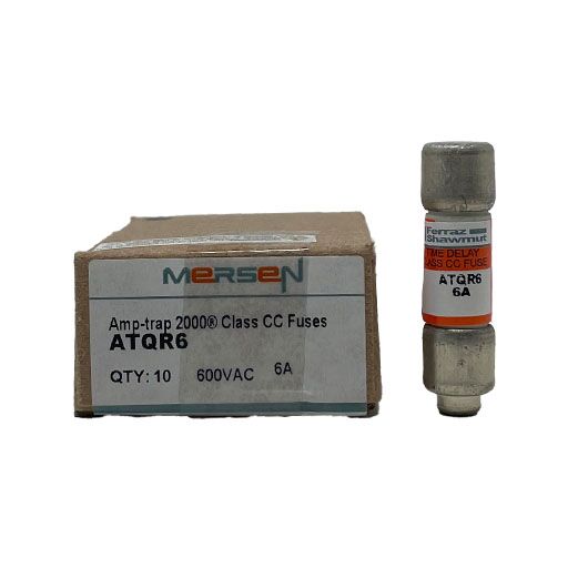 ATQR6 Front view next to box