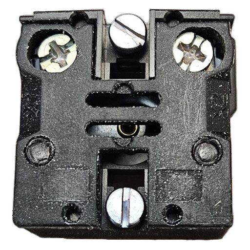 ZB2BV006 Bottom showing connection screws