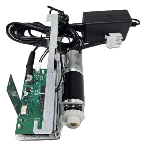 20-08827 Structural Concepts Clean Sweep Harness Assembly showing motor, circuit board, power supply and bracket.