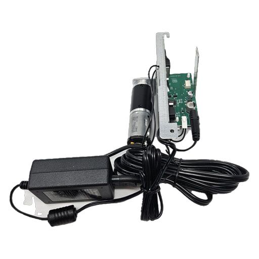 20-08827 Structural Concepts Clean Sweep Harness Assembly showing motor, circuit board, power supply and bracket.